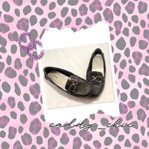 Croft And Barrow Black Loafers - Size 8.5 Dress Shoes Flats